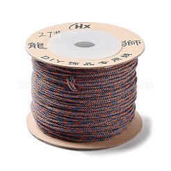 ポリエステルツイストコード  ラウンド  DIYのジュエリーには  ドジャーブルー  1mm  約49.21ヤード（45m）/ロール&nbsp;OCOR-G015-01A-18