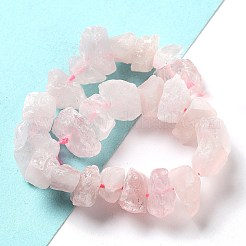 生の粗い天然のクォーツビーズ連売り  ナゲット  9~17x7~16x8~14mm  穴：0.9mm  約21~25個/連  7.09''~7.87''（18~20センチメートル）&nbsp;G-P528-A10-01