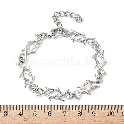304 Stainless Steel Link Chain Bracelets for Women&nbsp;BJEW-D385-07P