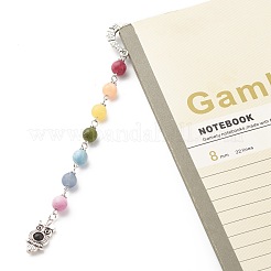 Tibetan Style Alloy Bookmarks&nbsp;AJEW-JK00182-05