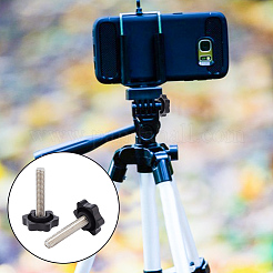 プラスチック製花型ヘッドキャップスクリュー8個  304ステンレスねじファスナー  ブラック  5.4x3x2.7cm&nbsp;FIND-GO0001-24