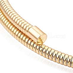 Iron Round Snake Chains Choker Necklaces&nbsp;NJEW-T016-02G