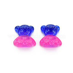 Transparent Two-Tone Resin Cabochons&nbsp;CRES-S308-059