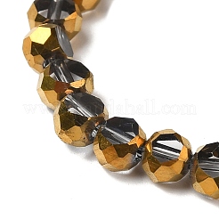 Electroplate Glass Beads Strands&nbsp;EGLA-P061-01B-02