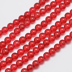 Natural & Dyed Malaysia Jade Bead Strands&nbsp;X-G-A146-6mm-A02