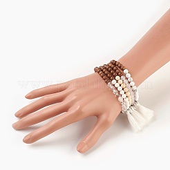 Natural Mixed Stone Beads Bracelets&nbsp;BJEW-JB03963