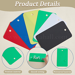 140Pcs 7 Colors PVC Plastic Blank Big Pendants&nbsp;KY-SP0001-73