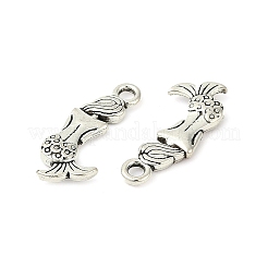 Tibetan Style Alloy Mermaid Pendants&nbsp;TIBEP-5402-AS-LF