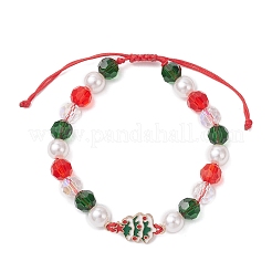 3Pcs Glass Bracelets&nbsp;BJEW-JB12438