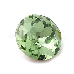 尖底&バックメッキガラスラインストーンカボション  多面カット  ダイヤモンド  ミックスカラー  10x5mm&nbsp;GLAA-B012-60B