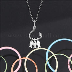 925 Sterling Silver Pendant Necklaces&nbsp;JN948A