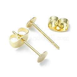 20Pcs 304 Stainless Steel Stud Earring Findings&nbsp;STAS-YW0001-42F