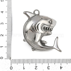 304 Stainless Steel Sea Animal Pendants&nbsp;STAS-P402-05B-P