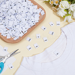 700Pcs Polyester Clothing Size Labels&nbsp;DIY-CY0003-92B