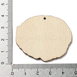 木製のペンダント  先生の日のテーマ  本  38x45x2.5mm  穴：1.6mm&nbsp;WOOD-H107-04-05