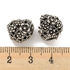 Rack Plating Alloy European Beads&nbsp;FIND-B034-30AS