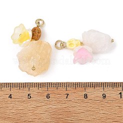 Raw Rough Natural Mixed Stone and Porcelain Pendants&nbsp;PALLOY-JF06070