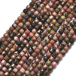 Natural Rhodonite Beads Strands&nbsp;G-A260-A37-01