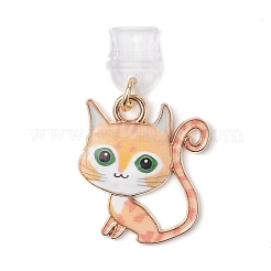 Alloy Enamel Mobile Anti-Dust Plugs&nbsp;HJEW-JM04406