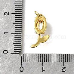 Brass Micro Pave Cubic Zirconia Pendants&nbsp;KK-Z102-01G-01