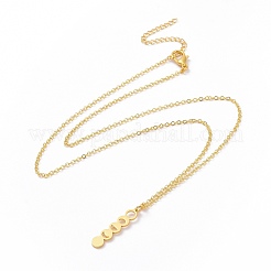 Alloy Moon Phase Pendant Necklace for Women&nbsp;LS-NJEW-G030-03G
