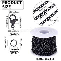 1Roll Aluminium Curb Chains&nbsp;CHA-BM0001-04