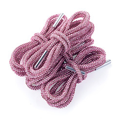 4Pcs Rhinestone Round Cord Shoelace&nbsp;FIND-TA0010-44P-03