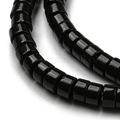 Natural Black Stone Beads Strands&nbsp;G-F631-A14-01