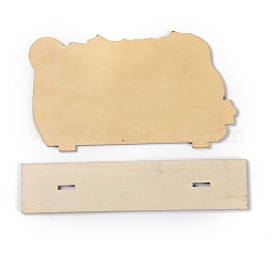 Natural Wood Display Decorations&nbsp;DJEW-O001-14