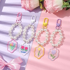 Alloy Acrylic Pendant Decorations&nbsp;HJEW-JM01845