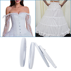 Polyester & Plastic Boning Sewing Wedding Dress Fabric&nbsp;OCOR-TA0001-09