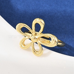 Brass Adjustable Cuff Rings&nbsp;RJEW-C139-01G