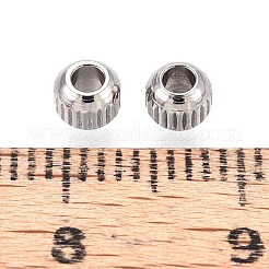 Tarnish Resistant 304 Stainless Steel Spacer Beads&nbsp;STAS-T034-4mm-01