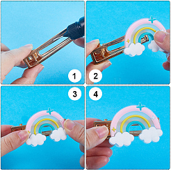 40Pcs 5 Styles Plastic Cabochons&nbsp;FIND-GF0005-40
