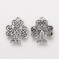 Tibetan Style Alloy Pendants&nbsp;TIBEP-Q078-46AS-NR