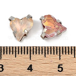 Brass Glass Rhinestone Sew on Rhinestones&nbsp;RGLA-B004-09A-P