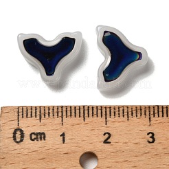 ガラスビーズ  温度感知色変化ビーズ  マーメイドテール  ホワイトスモーク  12x15x5mm  穴：1.2mm&nbsp;GLAA-P072-07C