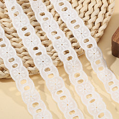 Flower Pattern Cotton Embroidery Lace Ribbon&nbsp;OCOR-CA0001-38A