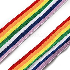 Rainbow Color Polyester Ribbon&nbsp;RABO-PW0001-129