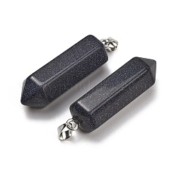 Synthetic Blue Goldstone Pendants&nbsp;GG-CBAA0EE-02P-17