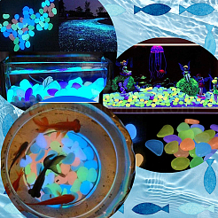 100Pcs Luminous Resin Beads Display Decoration&nbsp;RESI-SP0001-47A