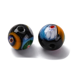 Handmade Millefiori Lampwork Beads&nbsp;LAMP-R003-02B-07