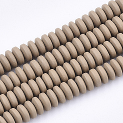 Spray Painted Non-magnetic Synthetic Hematite Beads Strands&nbsp;G-T124-18B