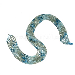 グラデーションカラーの天然アパタイトビーズ連売り  多面カット  ラウンド  2mm  穴：0.5mm  約173個/連  15.35''（39センチメートル）&nbsp;GG-CBA1668-A04-2mm