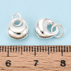 925 Sterling Silver Longevity Lock Charms&nbsp;STER-T008-30S-02