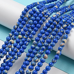 Synthetic Imperial Jasper Dyed Beads Strands&nbsp;G-D077-A01-02A