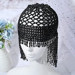 女性用ラインストーンその他  ブラック  ジェット  340x230x4mm&nbsp;AJEW-WH20054-131B