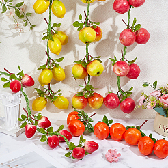 5Pcs 5 Styles Foam Imitation Fruits&nbsp;DIY-PH0036-41