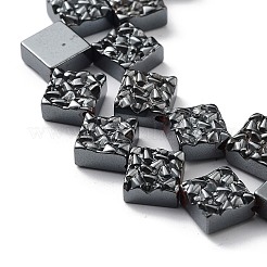 Synthetic Non-Magnetic Hematite Beads Strands&nbsp;G-H303-B15