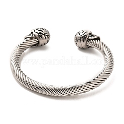304 Stainless Steel Cuff Bangles&nbsp;BJEW-E094-21AS